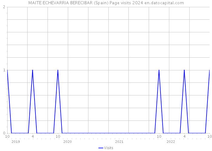 MAITE ECHEVARRIA BERECIBAR (Spain) Page visits 2024 