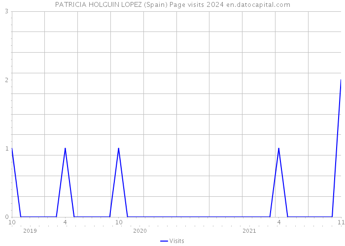 PATRICIA HOLGUIN LOPEZ (Spain) Page visits 2024 