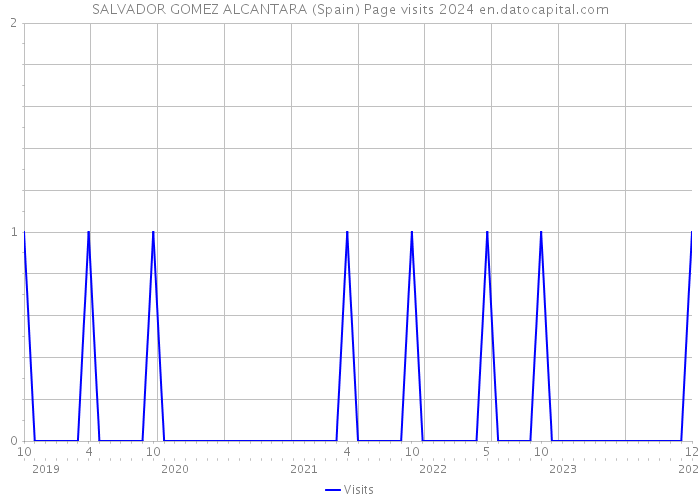 SALVADOR GOMEZ ALCANTARA (Spain) Page visits 2024 