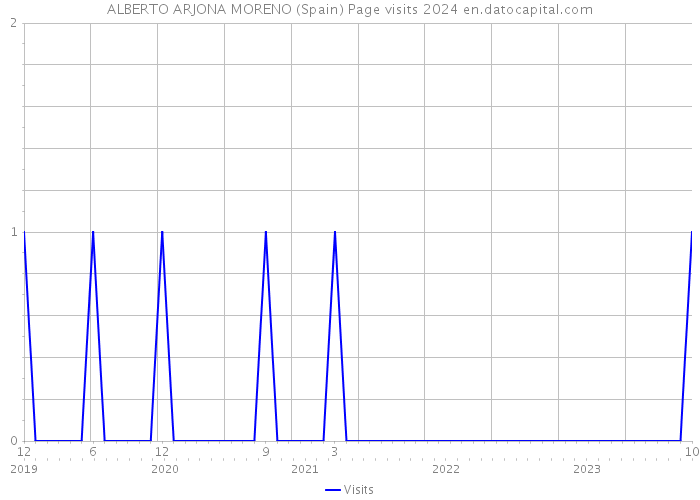 ALBERTO ARJONA MORENO (Spain) Page visits 2024 