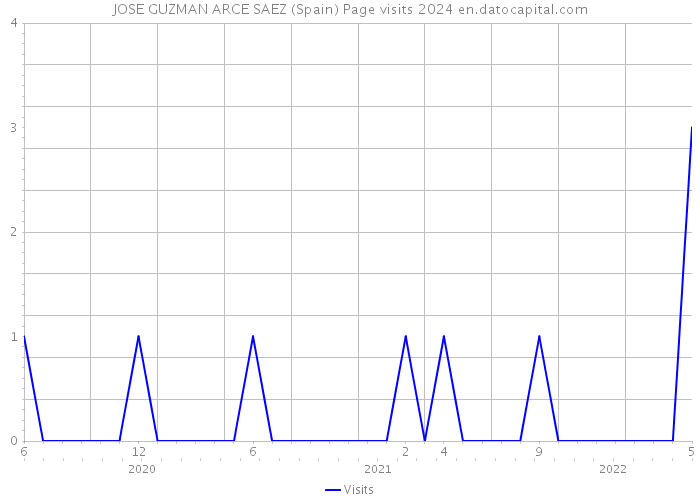 JOSE GUZMAN ARCE SAEZ (Spain) Page visits 2024 