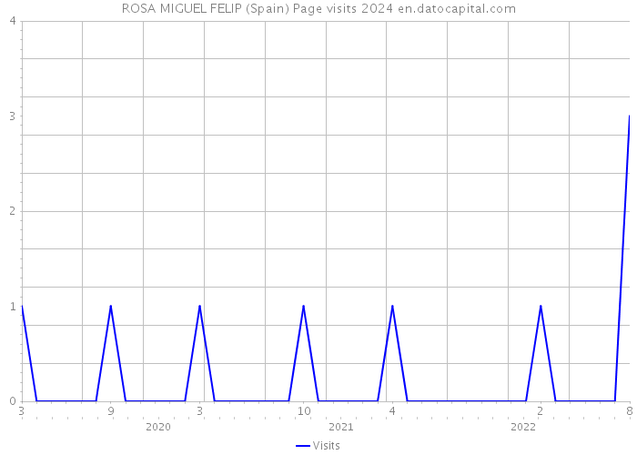 ROSA MIGUEL FELIP (Spain) Page visits 2024 