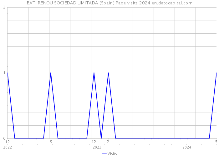 BATI RENOU SOCIEDAD LIMITADA (Spain) Page visits 2024 