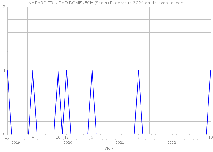AMPARO TRINIDAD DOMENECH (Spain) Page visits 2024 