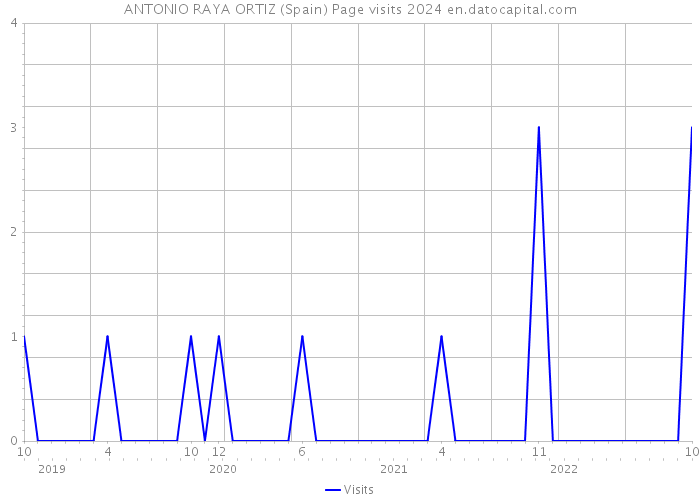 ANTONIO RAYA ORTIZ (Spain) Page visits 2024 