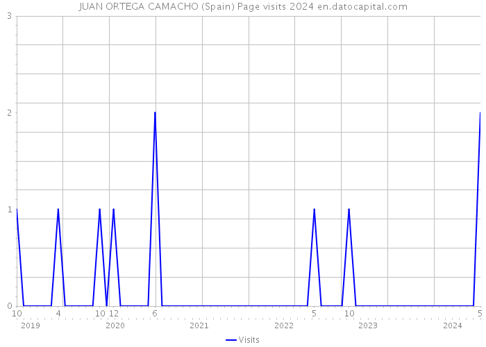 JUAN ORTEGA CAMACHO (Spain) Page visits 2024 