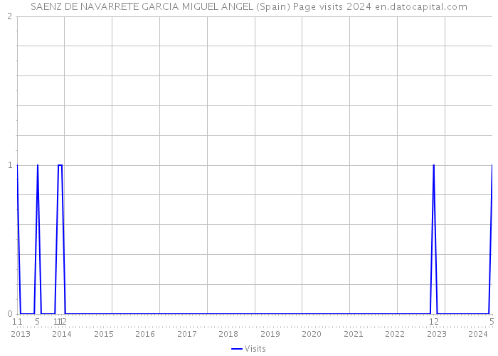 SAENZ DE NAVARRETE GARCIA MIGUEL ANGEL (Spain) Page visits 2024 