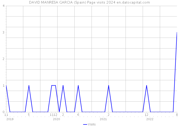 DAVID MANRESA GARCIA (Spain) Page visits 2024 