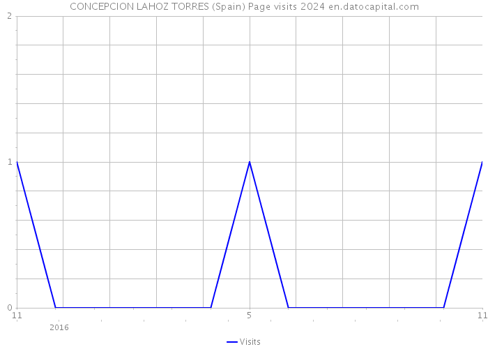 CONCEPCION LAHOZ TORRES (Spain) Page visits 2024 