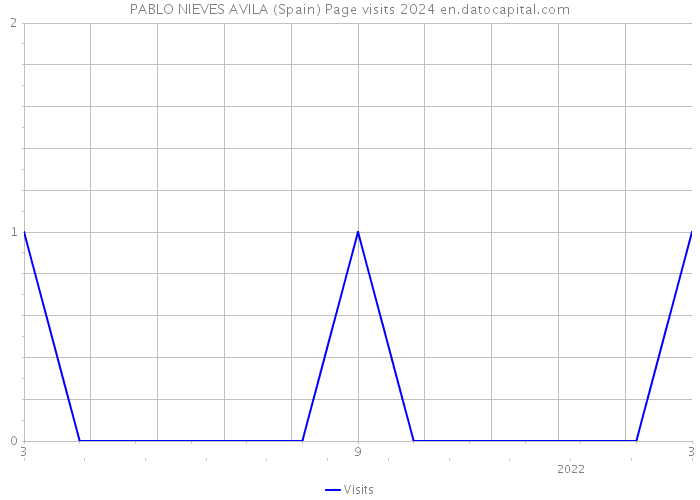 PABLO NIEVES AVILA (Spain) Page visits 2024 