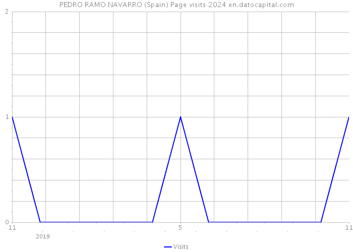 PEDRO RAMO NAVARRO (Spain) Page visits 2024 