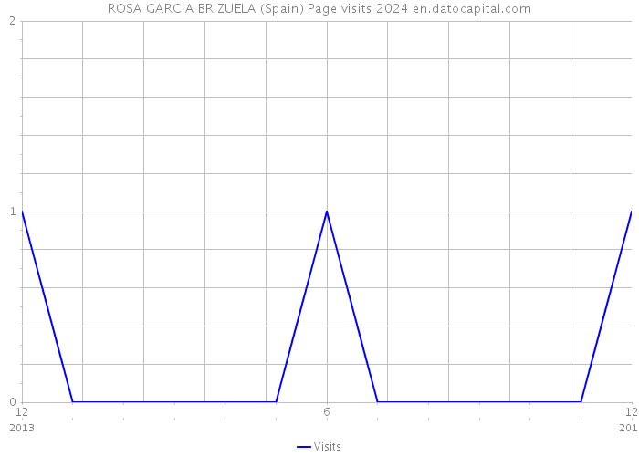 ROSA GARCIA BRIZUELA (Spain) Page visits 2024 