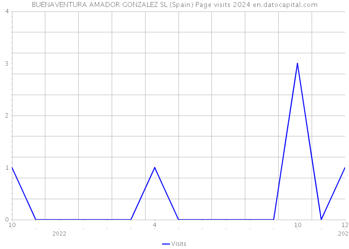 BUENAVENTURA AMADOR GONZALEZ SL (Spain) Page visits 2024 