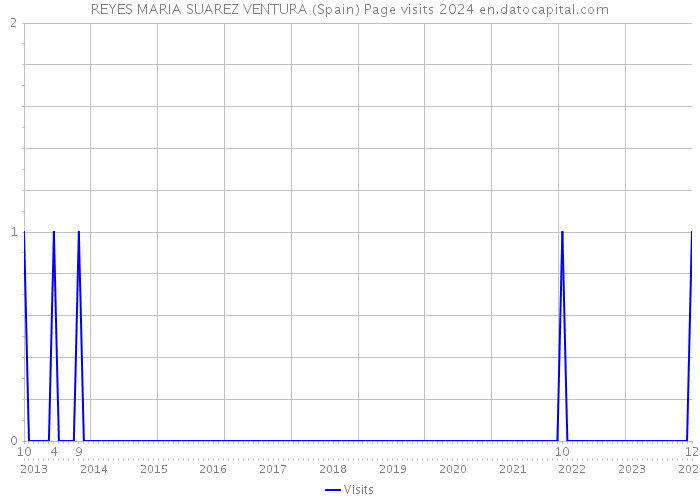 REYES MARIA SUAREZ VENTURA (Spain) Page visits 2024 