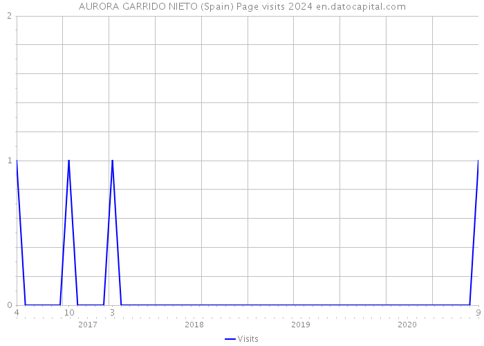AURORA GARRIDO NIETO (Spain) Page visits 2024 