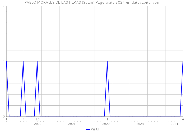 PABLO MORALES DE LAS HERAS (Spain) Page visits 2024 