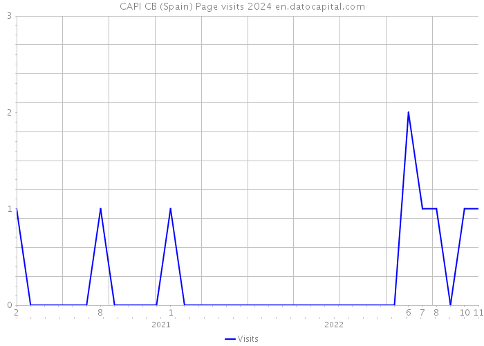 CAPI CB (Spain) Page visits 2024 