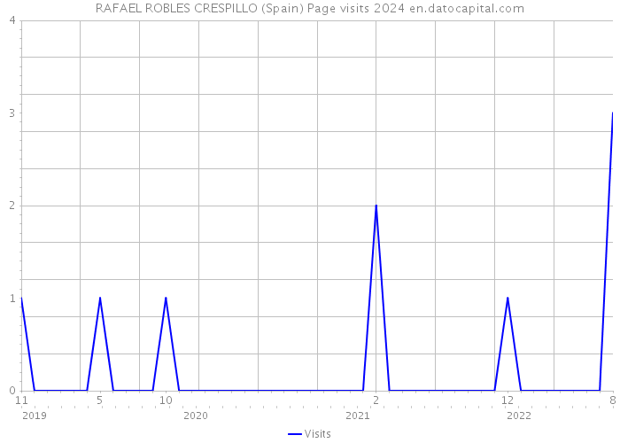RAFAEL ROBLES CRESPILLO (Spain) Page visits 2024 