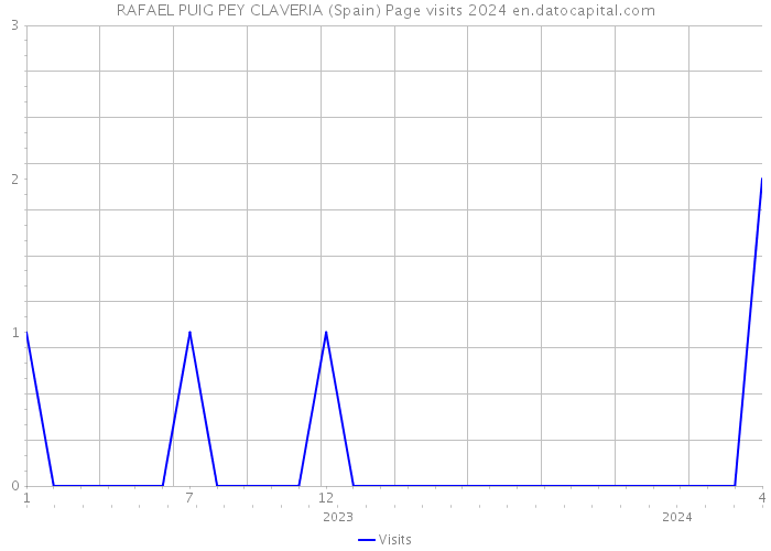 RAFAEL PUIG PEY CLAVERIA (Spain) Page visits 2024 