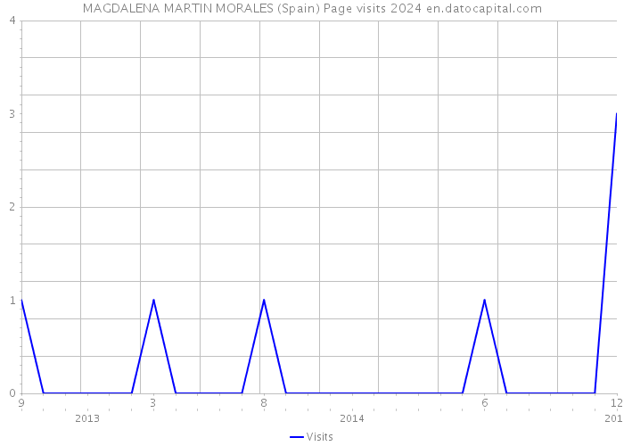 MAGDALENA MARTIN MORALES (Spain) Page visits 2024 