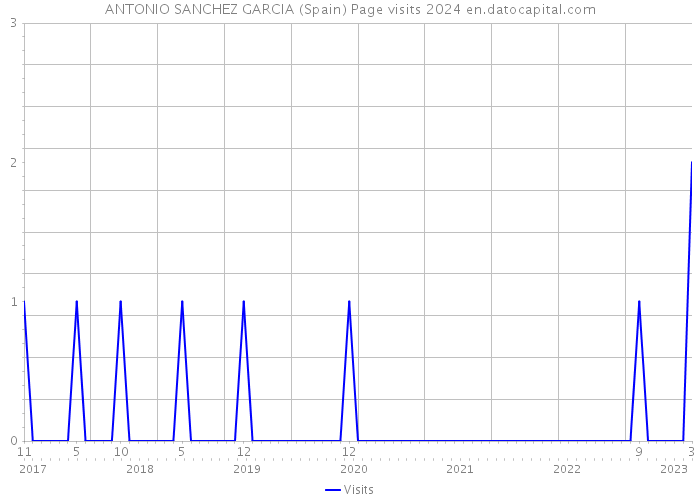 ANTONIO SANCHEZ GARCIA (Spain) Page visits 2024 