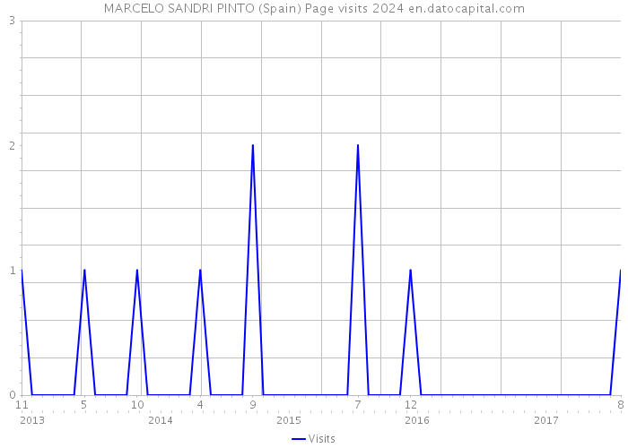 MARCELO SANDRI PINTO (Spain) Page visits 2024 