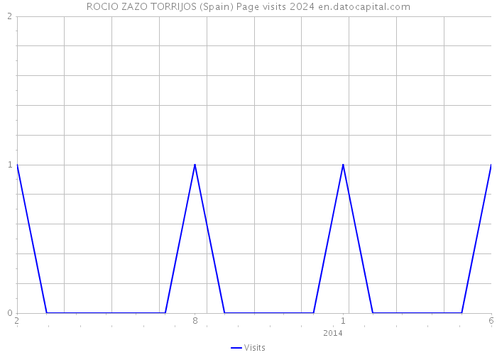 ROCIO ZAZO TORRIJOS (Spain) Page visits 2024 