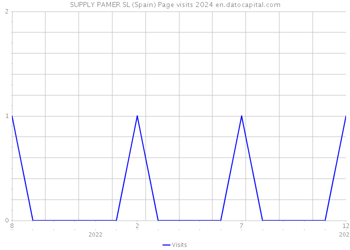 SUPPLY PAMER SL (Spain) Page visits 2024 