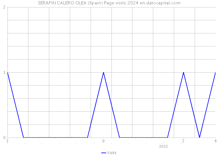 SERAFIN CALERO OLEA (Spain) Page visits 2024 
