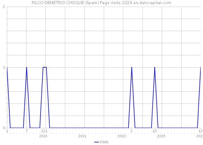 PILCO DEMETRIO CHOQUE (Spain) Page visits 2024 