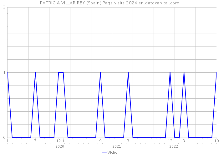 PATRICIA VILLAR REY (Spain) Page visits 2024 