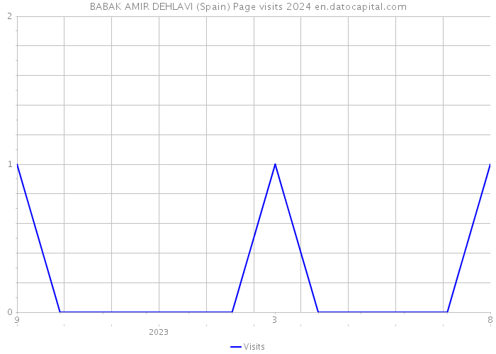 BABAK AMIR DEHLAVI (Spain) Page visits 2024 