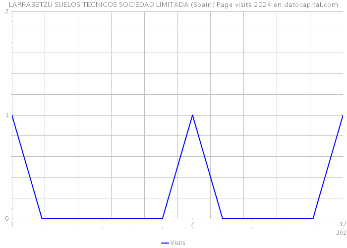 LARRABETZU SUELOS TECNICOS SOCIEDAD LIMITADA (Spain) Page visits 2024 