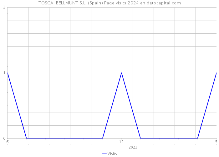 TOSCA-BELLMUNT S.L. (Spain) Page visits 2024 
