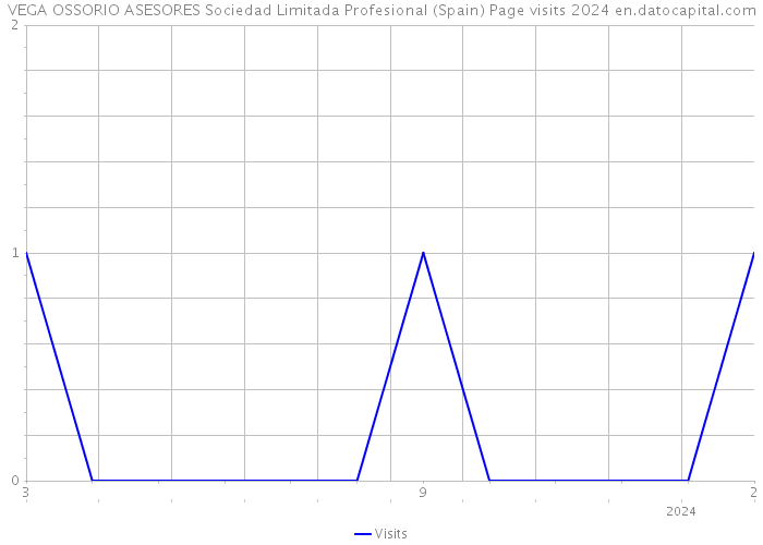 VEGA OSSORIO ASESORES Sociedad Limitada Profesional (Spain) Page visits 2024 