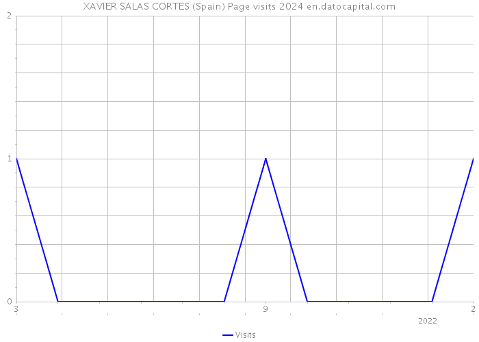 XAVIER SALAS CORTES (Spain) Page visits 2024 