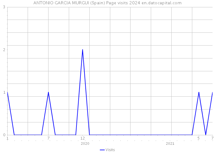 ANTONIO GARCIA MURGUI (Spain) Page visits 2024 