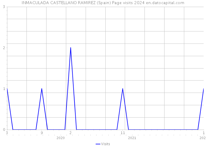 INMACULADA CASTELLANO RAMIREZ (Spain) Page visits 2024 