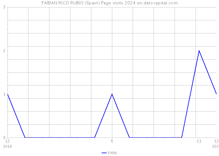 FABIAN RICO RUBIO (Spain) Page visits 2024 