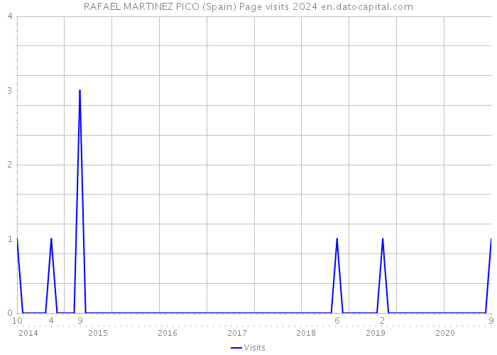 RAFAEL MARTINEZ PICO (Spain) Page visits 2024 