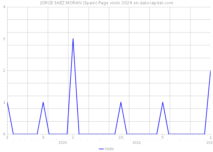 JORGE SAEZ MORAN (Spain) Page visits 2024 