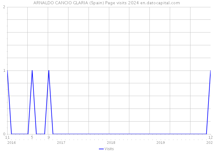 ARNALDO CANCIO GLARIA (Spain) Page visits 2024 