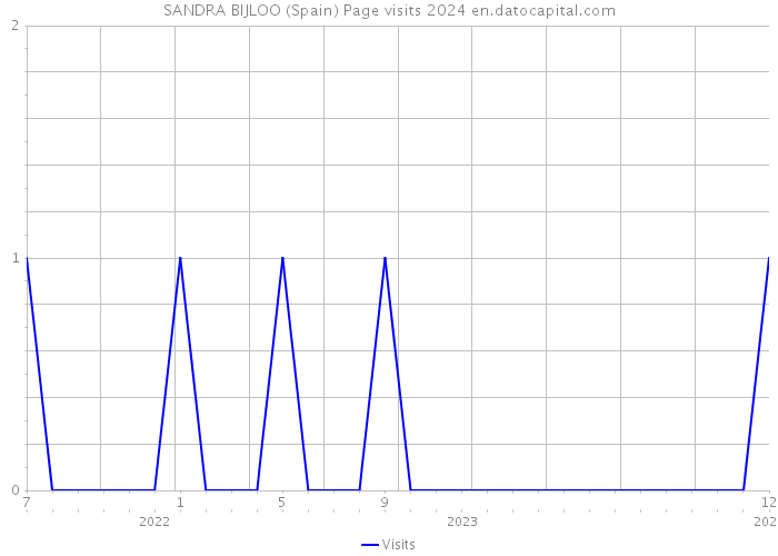 SANDRA BIJLOO (Spain) Page visits 2024 
