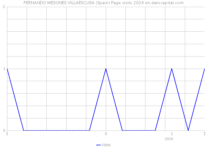 FERNANDO MESONES VILLAESCUSA (Spain) Page visits 2024 