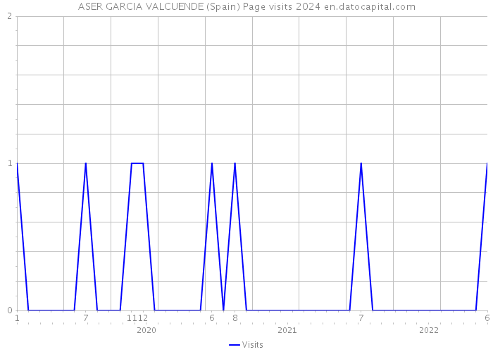 ASER GARCIA VALCUENDE (Spain) Page visits 2024 