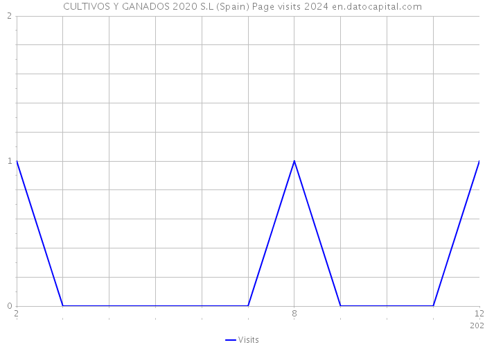 CULTIVOS Y GANADOS 2020 S.L (Spain) Page visits 2024 