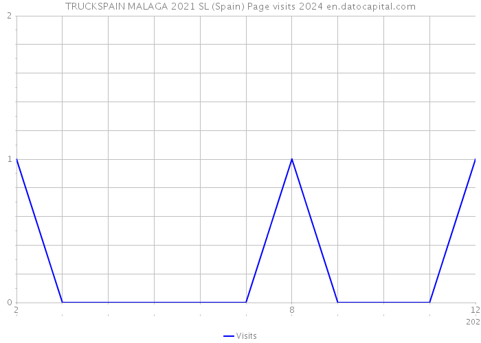 TRUCKSPAIN MALAGA 2021 SL (Spain) Page visits 2024 