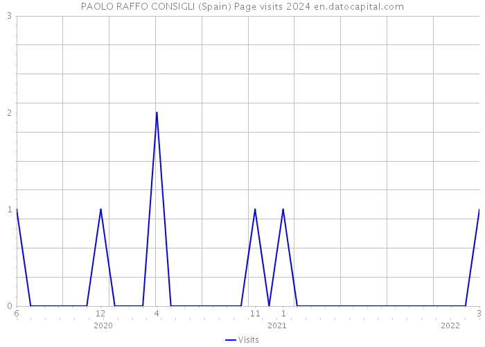 PAOLO RAFFO CONSIGLI (Spain) Page visits 2024 