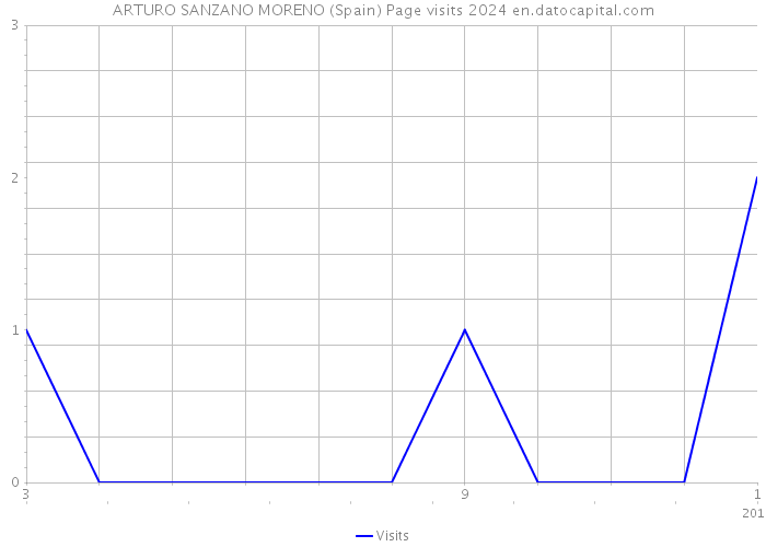 ARTURO SANZANO MORENO (Spain) Page visits 2024 