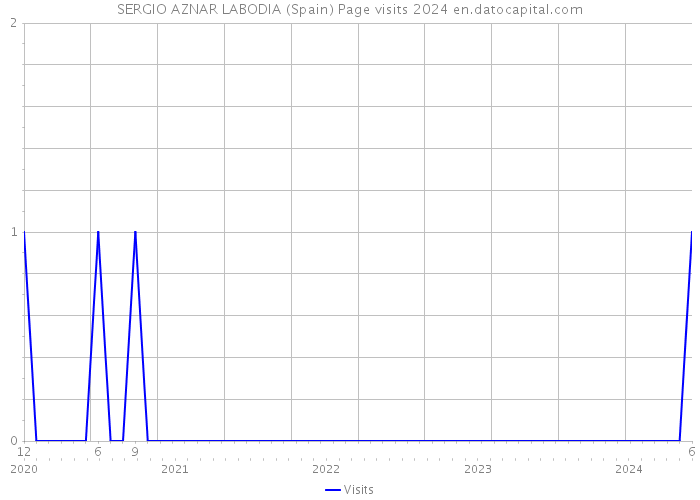 SERGIO AZNAR LABODIA (Spain) Page visits 2024 